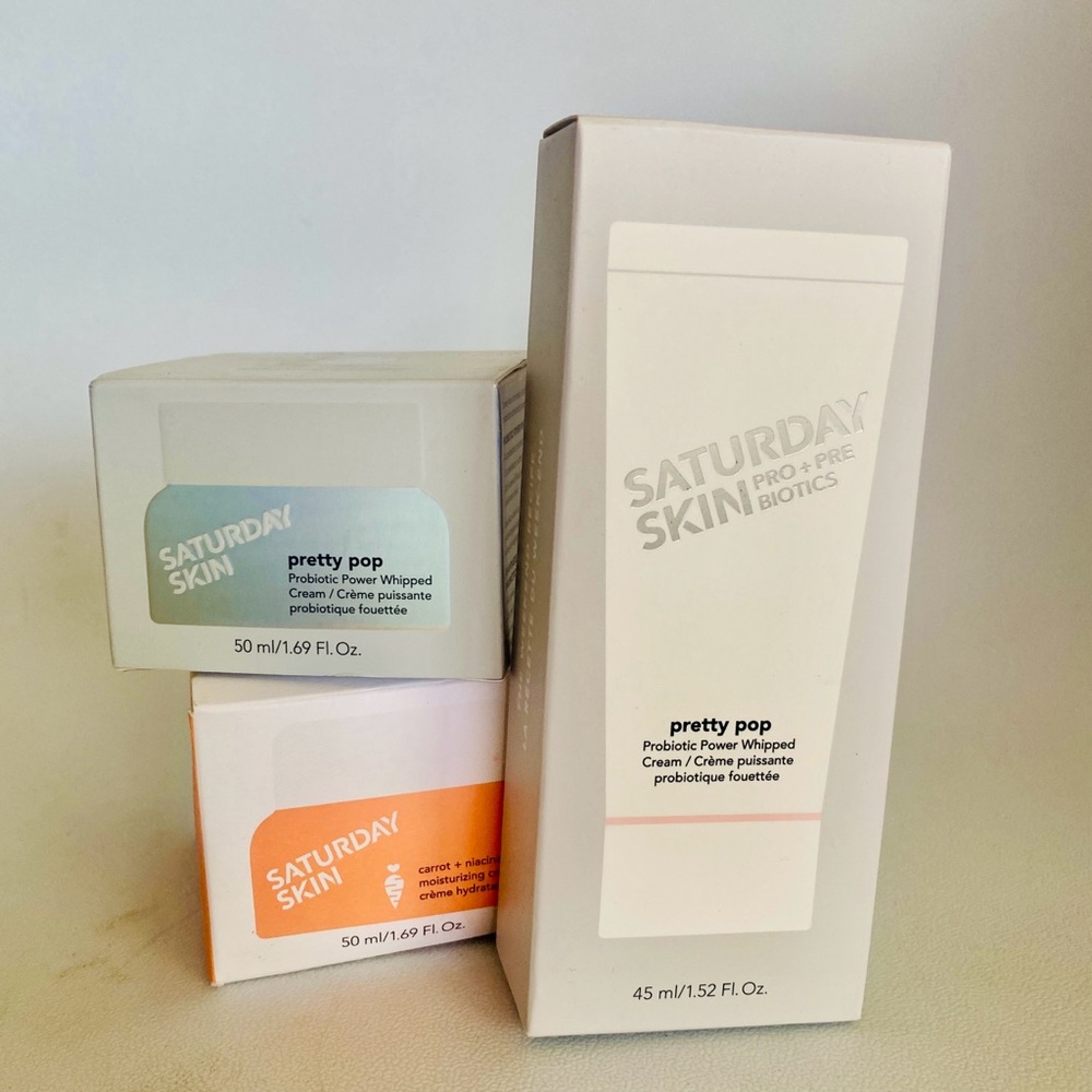 Saturday Skin Pretty Pop Probiotic Power Whipped Cream Carrot Moisturizing Cream